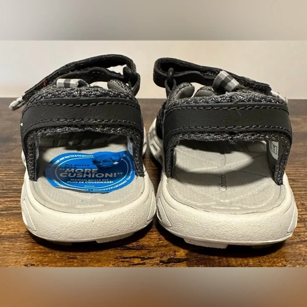 Columbia Toddler/Baby Boys Gray Techsun Wave Sandals NWT Size 4